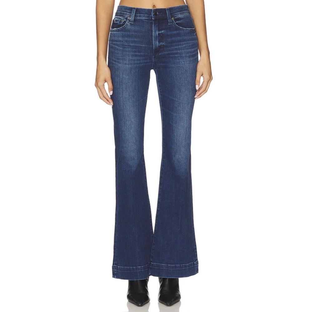 NWT Pistola Kinsley 32 Ultra Flare Jeans Boho Western Retro Wide Leg Trouser‎